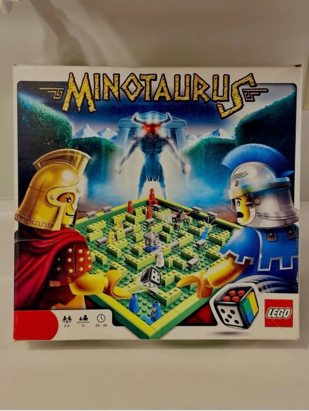 Lego Minotaurus 3841 Buildable Strategy Board Game 100% Complete Retired